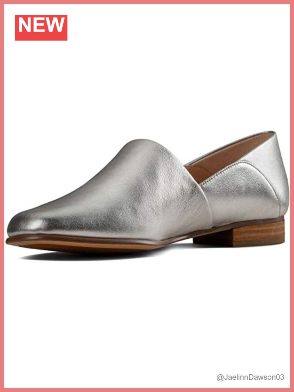 Clarks Women's Leather Loafers Slip-Ons Comfort Walking Shoes | US Size 7